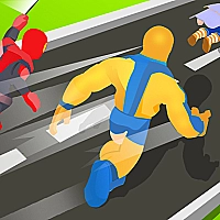 Superhero Transform Change Race Game Cover