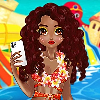 Tropical Princess and Princess Rosehip Sew Swimwea Game Cover