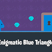 Enigmatic Blue Triangle Game Cover
