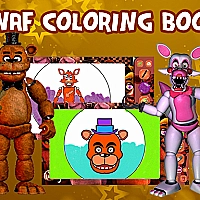 FNAF Coloring Book Game Cover