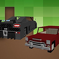 Minecraft Cars Jigsaw Game Cover