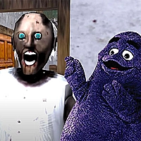 When Granny Met Grimace Shake Game Cover