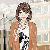 Rainy Day Dress up Game Cover