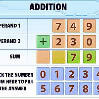 Addition Practice Game Cover