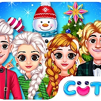 Frozen Princess Christmas Celebration Game Cover