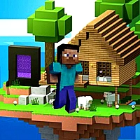Minecraft Steve Hook Adventure  Game Cover