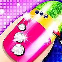 Girls Nail Art Salon Game Cover