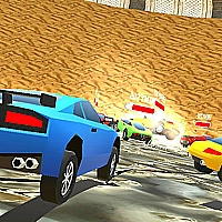 Low Poly Smash Cars Game Cover