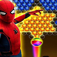 Spiderman Bubble Shooter Game Cover