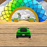 Extreme Crazy Car Stunt Race Mega Ramps Game Cover