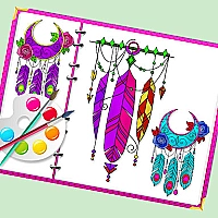 Miraculous Dream Catcher Coloring Book Game Cover