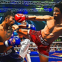 MuayThai Fighters Jigsaw Game Cover