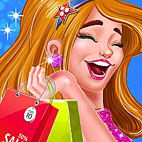 Shopping Mall Rich Girl Dressup - Color by Number Game Cover