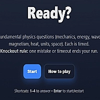Basic Physics Single Choice Game Cover