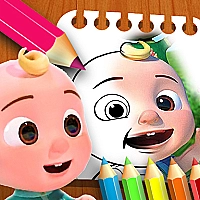 Cocomelon Coloring Book Game Cover