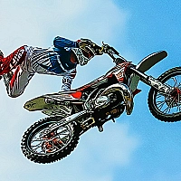 Dirt Bike Stunts Puzzle Game Cover