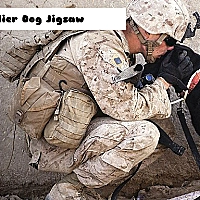 Soldier Dog Jigsaw Game Cover