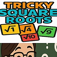 Tricky Square Roots Game Cover