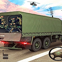 Truck games Simulator New US Army Cargo Transport  Game Cover