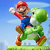 Super Mario Riding Defense Game Cover