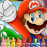 Mario Coloring Game Cover