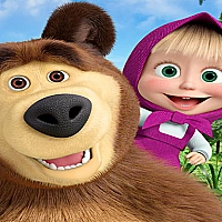 Masha And Bear Jigsaw Puzzle Game Cover