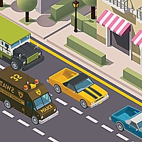 Miami Traffic Racer Game Cover