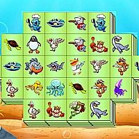 Aquatic Triple Mahjong Game Cover