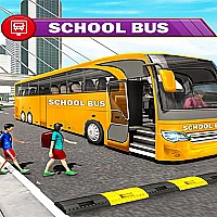 High School Bus Game Cover