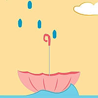 Avoid Waterdrops Game Cover