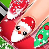 Christmas Nail Salon Game Cover