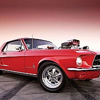 Classic Muscle Cars Jigsaw Puzzle 2 Game Cover