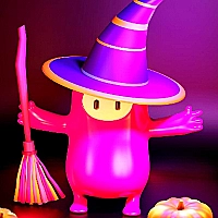 Fall Guys Halloween Puzzle Game Cover