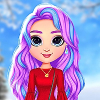 Rainbow Girls Perfect Winter Outfits Game Cover