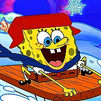 SpongeBob Winter Puzzle Game Cover