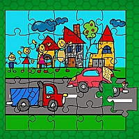 Stick Family Fun Time Jigsaw Game Cover