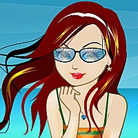 Beach Girl Dressup Game Cover
