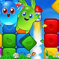 Cubes Blast Saga Game Cover