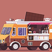 Food And Drink Trucks Memory Game Cover