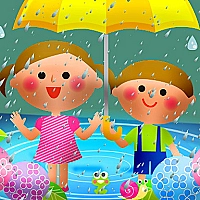 Kids Rainy Day Puzzle Game Cover