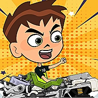 Ben 10 Crazy Truck Game Cover