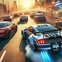 Crazy City Race Game Cover