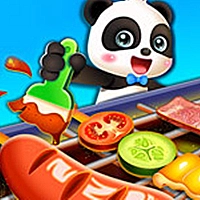 Cute Panda Cooks Food Game Cover