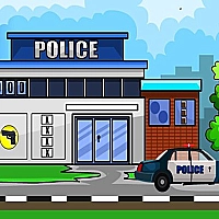 Escape from Police Station Game Cover