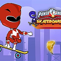 Power Rangers Skateboading Game Cover