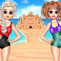 Princess Summer Sand Castle Game Cover