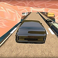 Train vs Super Car Racing Game Cover