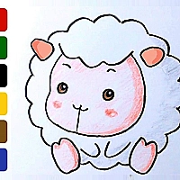 Baby sheep ColoringBook Game Cover