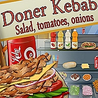 Doner Kebab : Salad Tomatoes Onions Game Cover
