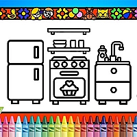 Color and Decorate Rooms Game Cover
